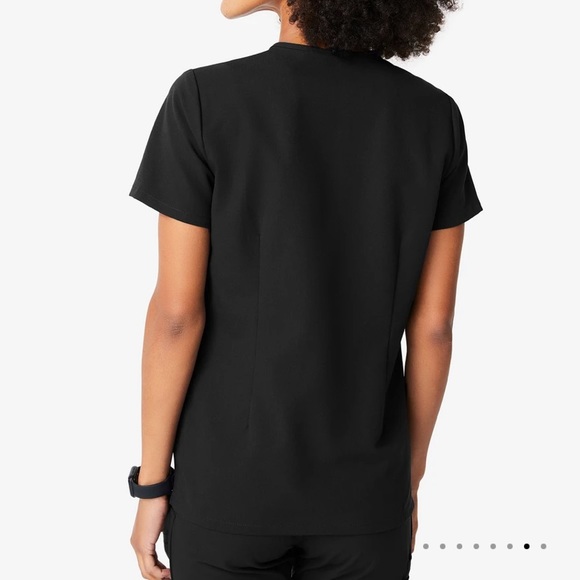 Figs S black Casma 3-pocket scrub top - Picture 2 of 6
